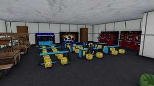 game booth indoor model