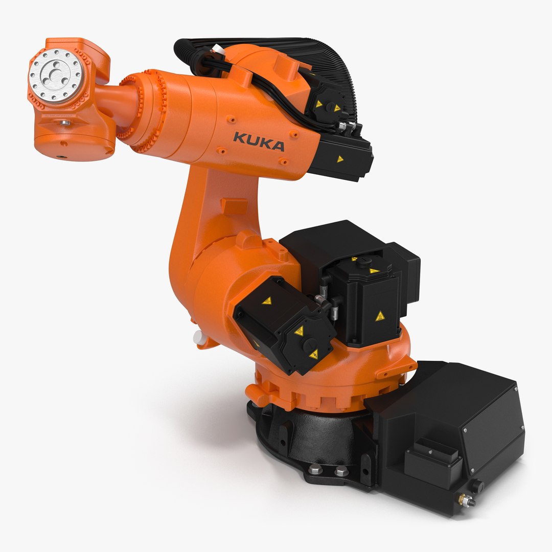Kuka Robot KR QUANTEC Nano Rigged 3D Model 3D model preview
