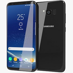 realistic samsung galaxy s8 3D