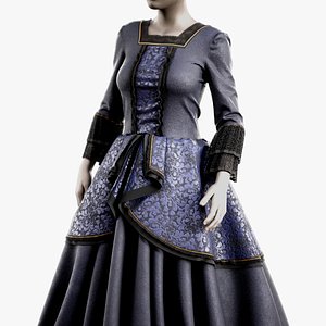 3D Gothic Dress