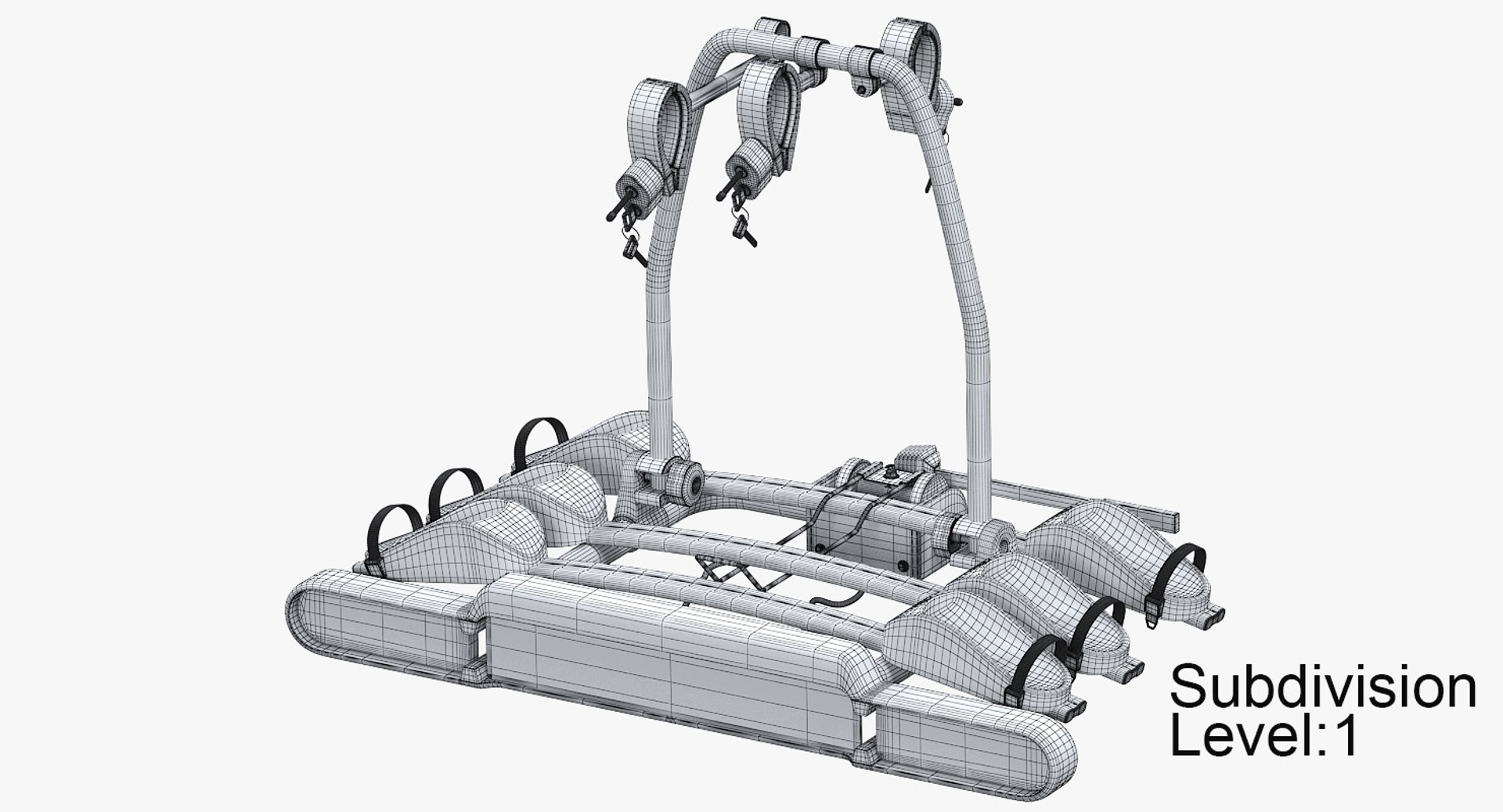3D Rear Rack Bicycle Carrier - TurboSquid 1358054