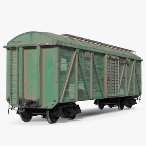 Old Cargo Wagon Green model
