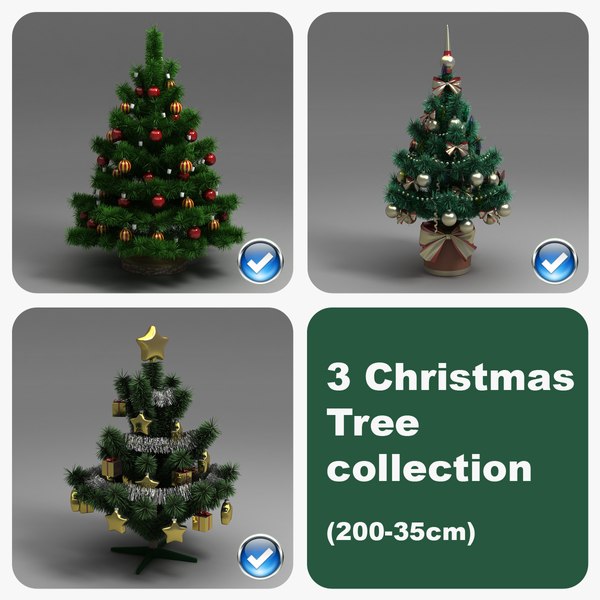 3ds max 3 christmas tree