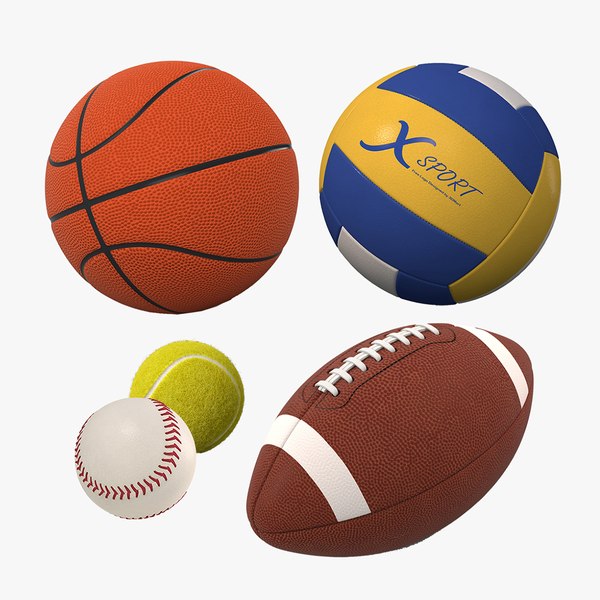 Sports Balls Collection 3D