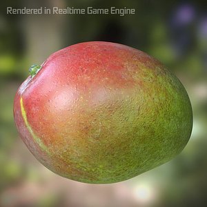 mango photorealistic scaned 3d obj