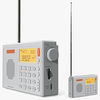 Portable FM AM Radio with Telescopic Antenna