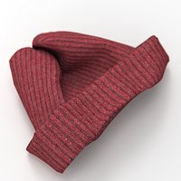 Folded winter hat