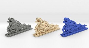 3D chinese dragon