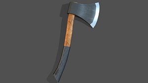 cartoon axe 3D model
