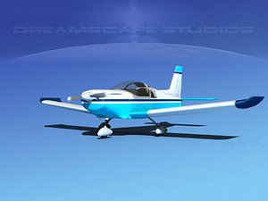 3d propeller zlin 242 model