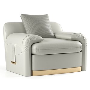 Eclipse Armchair By Turri 3D model