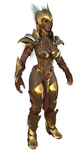 gold silver 3D model