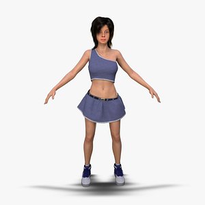 Danielle - 3D Realistic Sexy Human Woman Character