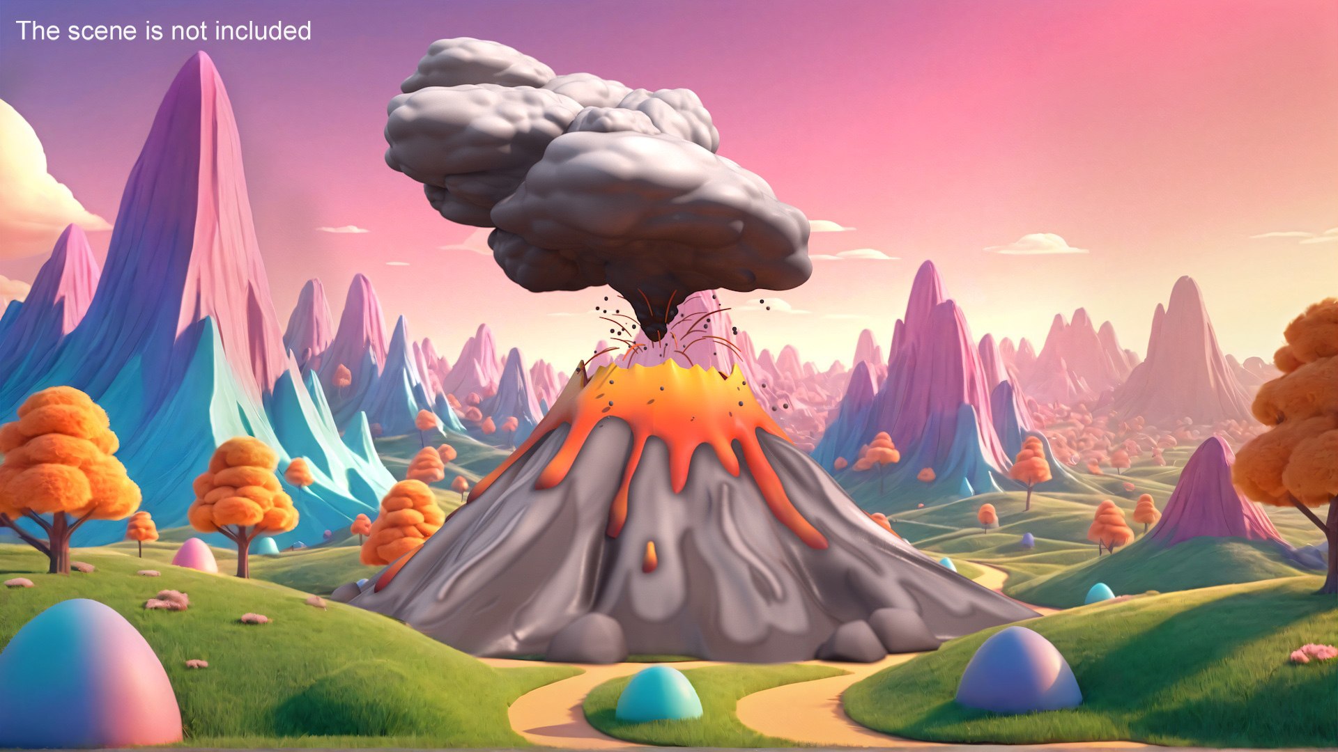 3D Gray Stylized Erupting Volcano with Lava and Smoke https://p.turbosquid.com/ts-thumb/t2/qfGmOi/Sz/graystylizederuptingvolcanowithlavaandsmokec4dmodel004/jpg/1723130500/1920x1080/fit_q87/14e465c6bfd38c0f8ab3540713890f99731323cf/graystylizederuptingvolcanowithlavaandsmokec4dmodel004.jpg