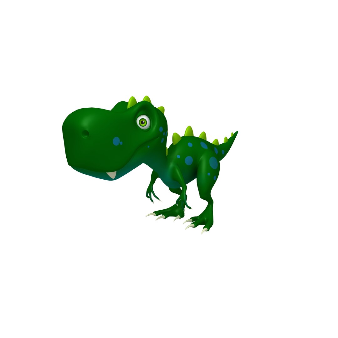 3D Model Dinosaur Cartoon - TurboSquid 1602030