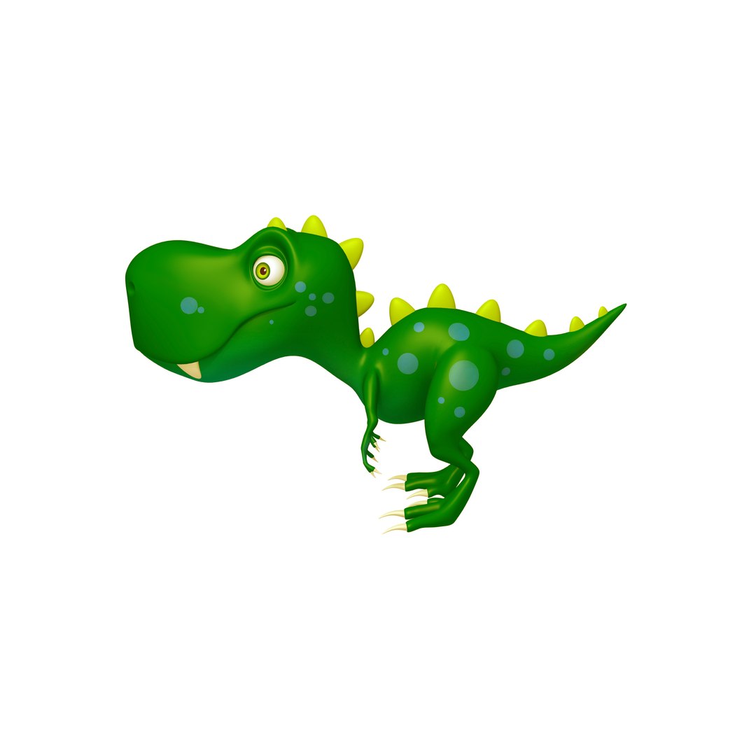 3D Model Dinosaur Cartoon - TurboSquid 1602030