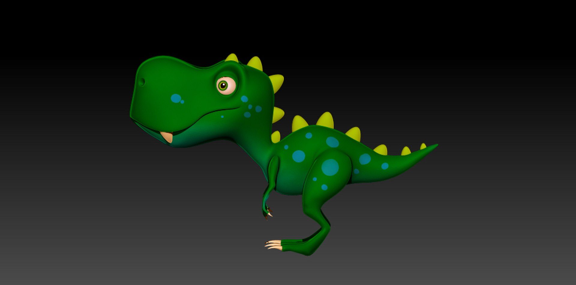 3D Model Dinosaur Cartoon - TurboSquid 1602030
