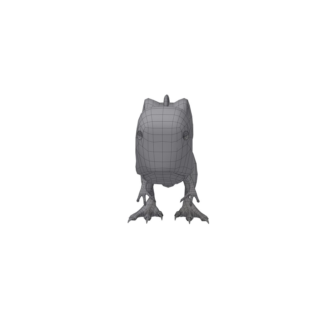 3D Model Dinosaur Cartoon - TurboSquid 1602030