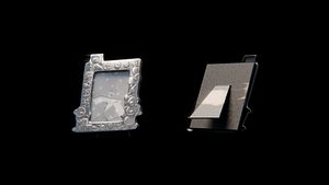 3D Broken Photo Frame model