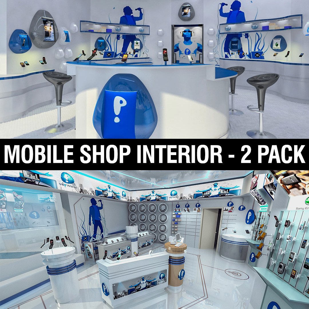 3D Mobile Shops Collection - TurboSquid 1751246