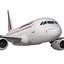 Airbus A318 Air France Rigged 3D Model