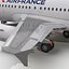 Airbus A318 Air France Rigged 3D Model
