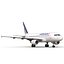 Airbus A318 Air France Rigged 3D Model