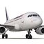 Airbus A318 Air France Rigged 3D Model