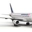 Airbus A318 Air France Rigged 3D Model
