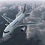 Airbus A318 Air France Rigged 3D Model