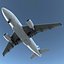 Airbus A318 Air France Rigged 3D Model