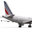 Airbus A318 Air France Rigged 3D Model