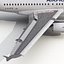 Airbus A318 Air France Rigged 3D Model