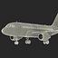 Airbus A318 Air France Rigged 3D Model