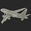 Airbus A318 Air France Rigged 3D Model