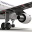 Airbus A318 Air France Rigged 3D Model