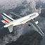 Airbus A318 Air France Rigged 3D Model