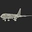 Airbus A318 Air France Rigged 3D Model