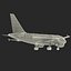 Airbus A318 Air France Rigged 3D Model