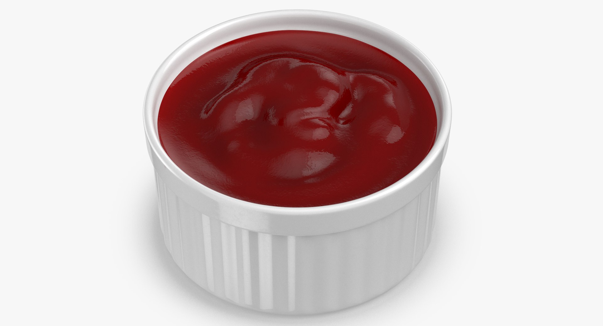 3D ketchup sauce cup TurboSquid 1426473
