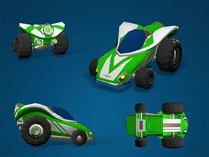 cartoon cars 3D