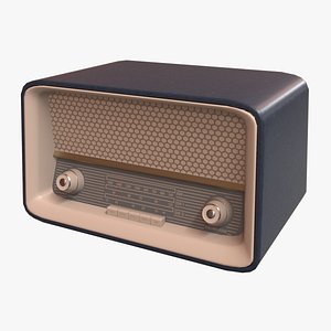 vintage radio 50s obj