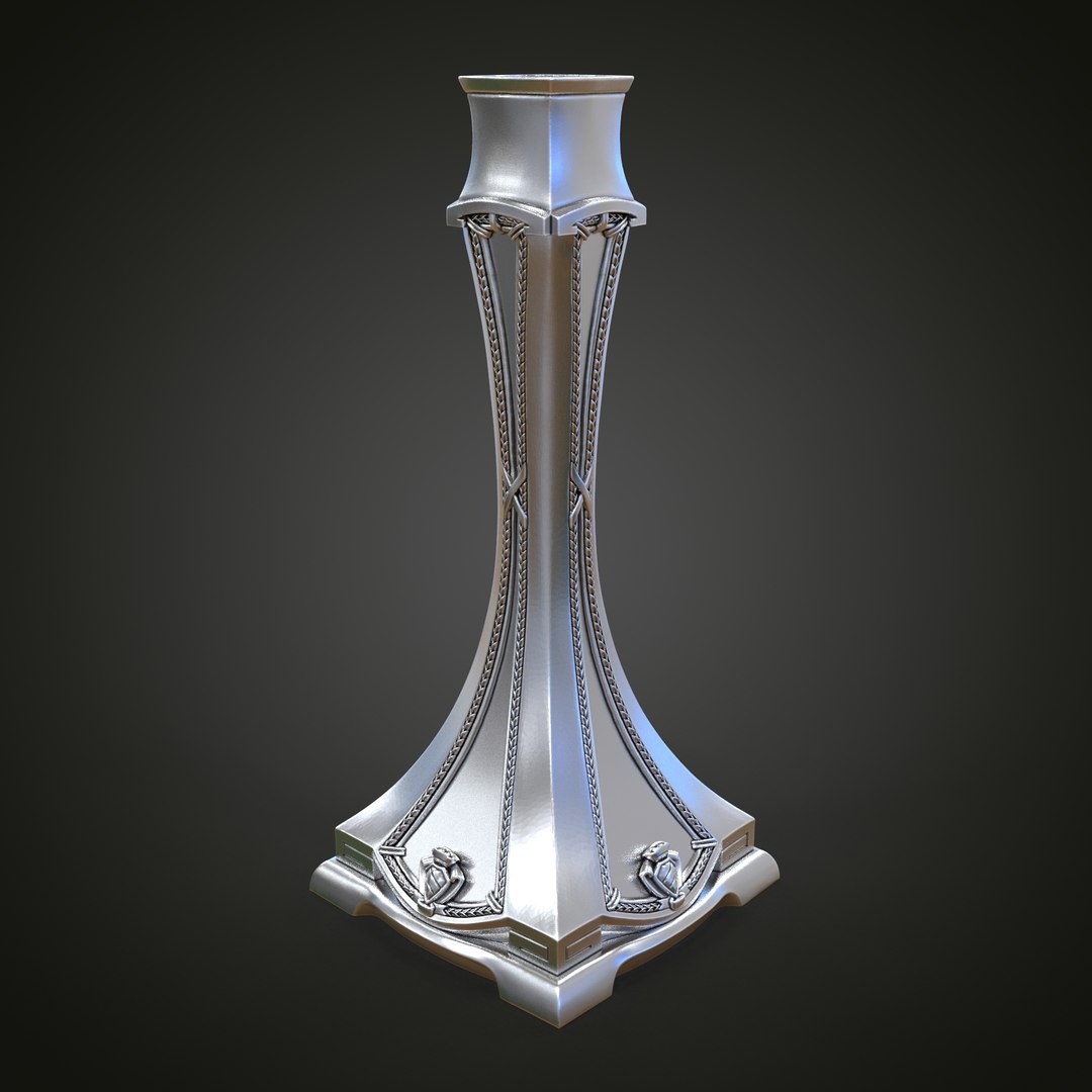 Candlestick Model - TurboSquid 1893419