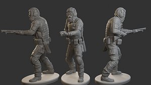 3D Post-Apocalyptic Male PAM2 005B