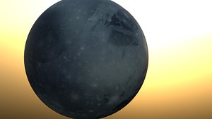 Photorealistic Pluto 3D Model