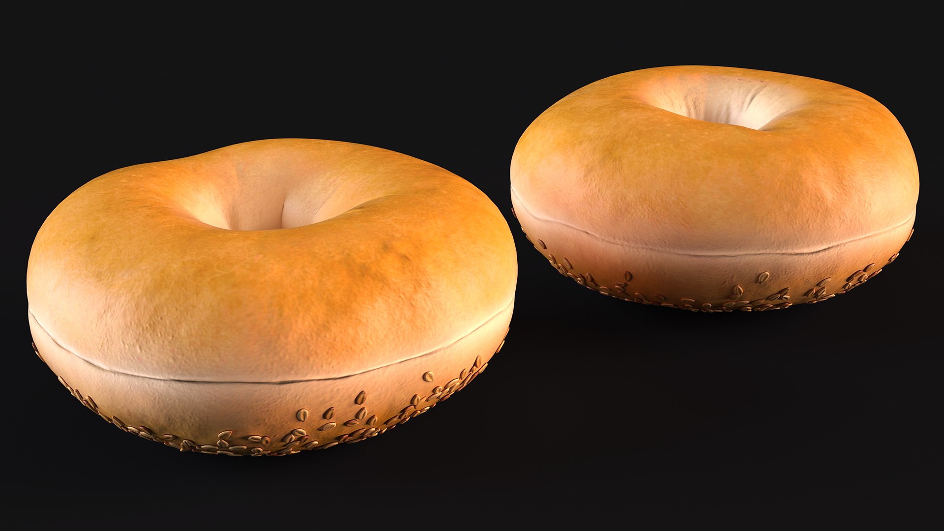 3D Bagels with Sesame Seeds model https://p.turbosquid.com/ts-thumb/t3/L2J01h/0w/bagelswithsesameseedsvray3dmodel008/jpg/1678762681/1920x1080/fit_q87/298c7d92b0f4f9d028a00e1f3fc81dd7bac16716/bagelswithsesameseedsvray3dmodel008.jpg