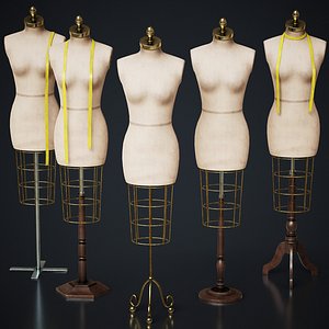 3D model Tailor Manequin