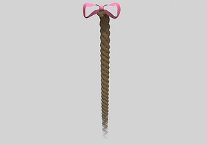 Braids Ribbon Pigtail