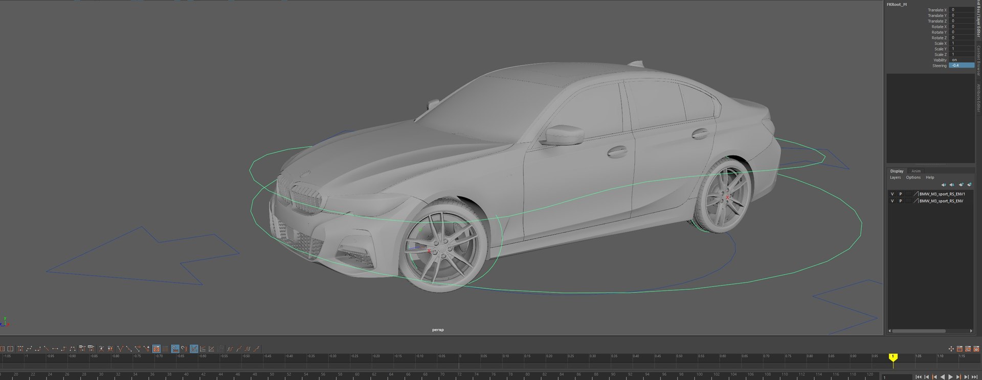 BMW 3 Series Sport-Rigged And Render Ready-unreal-vray-redshift 3D ...