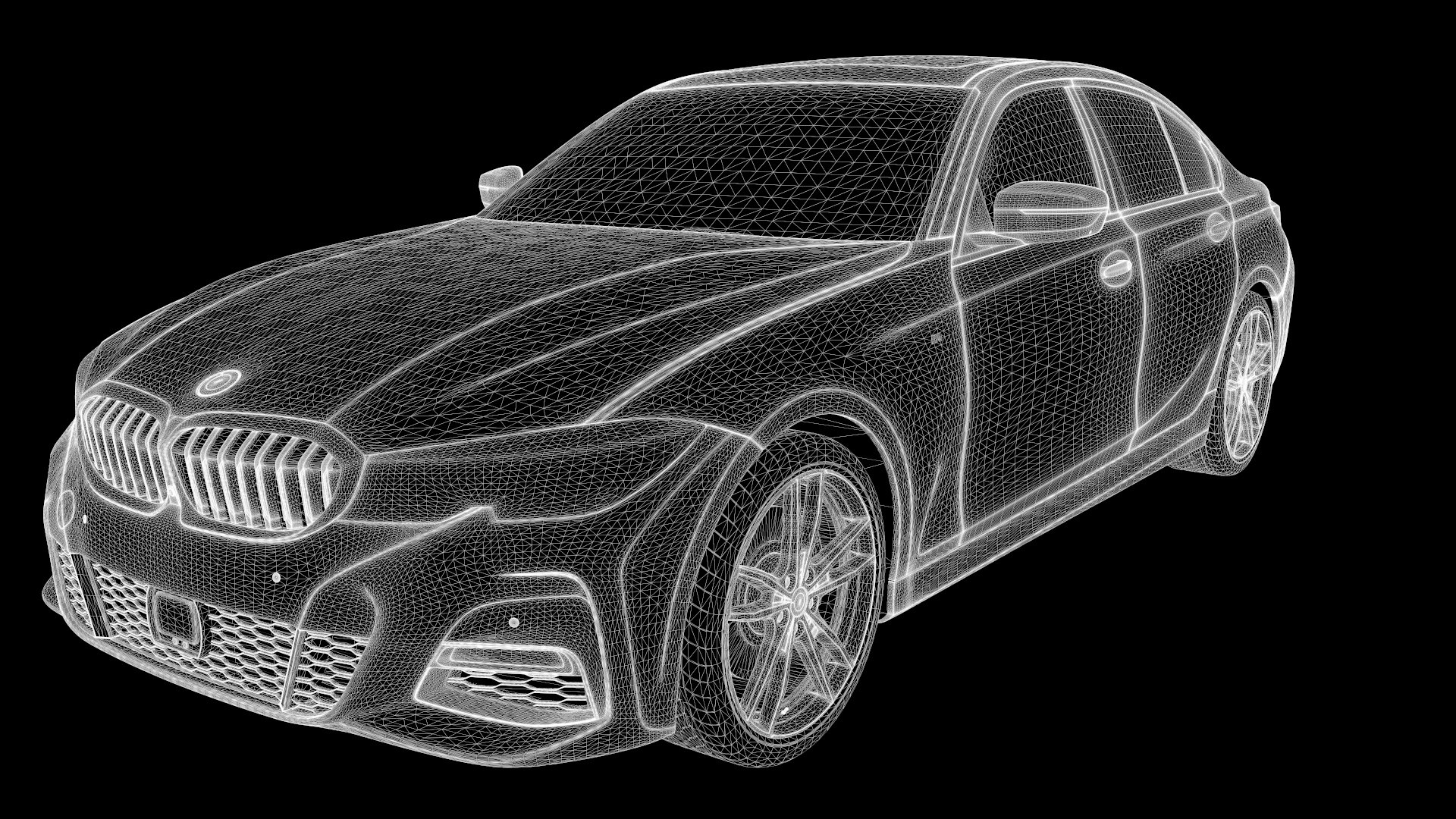 BMW 3 Series Sport-Rigged And Render Ready-unreal-vray-redshift 3D ...